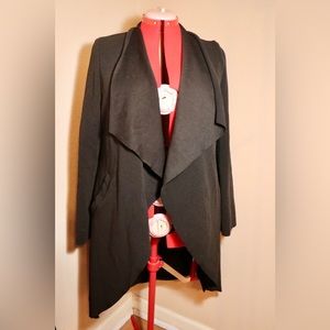 Drape Front Coat